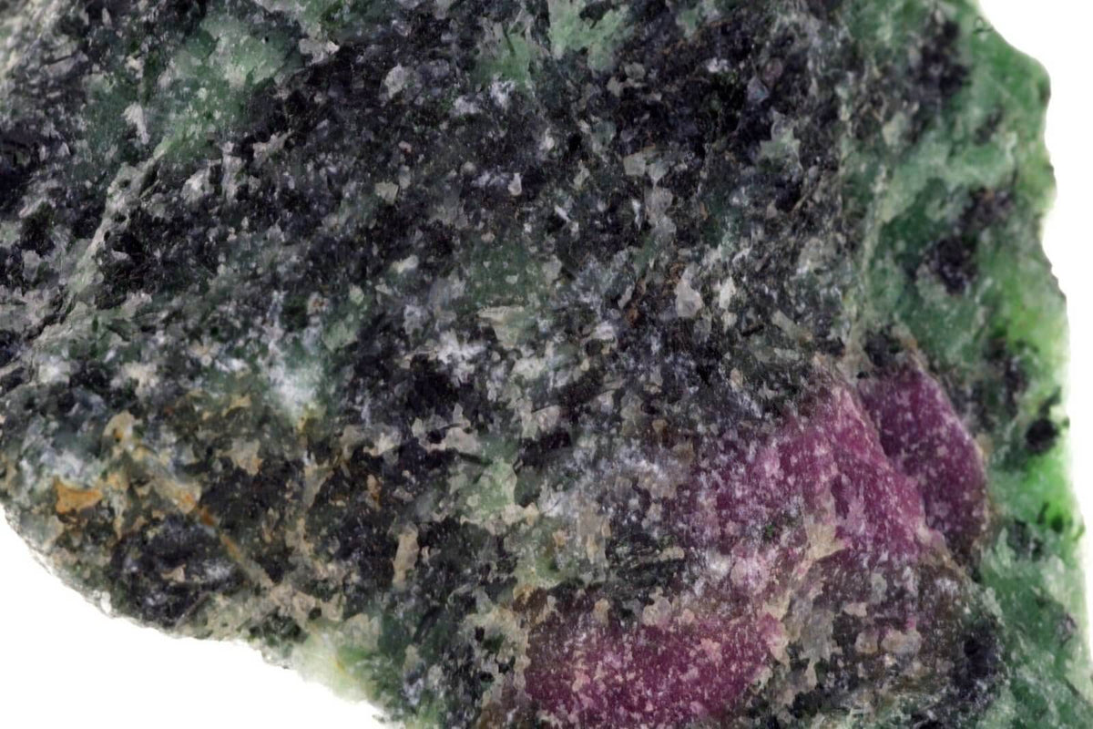Ruby with zoisite – Raw