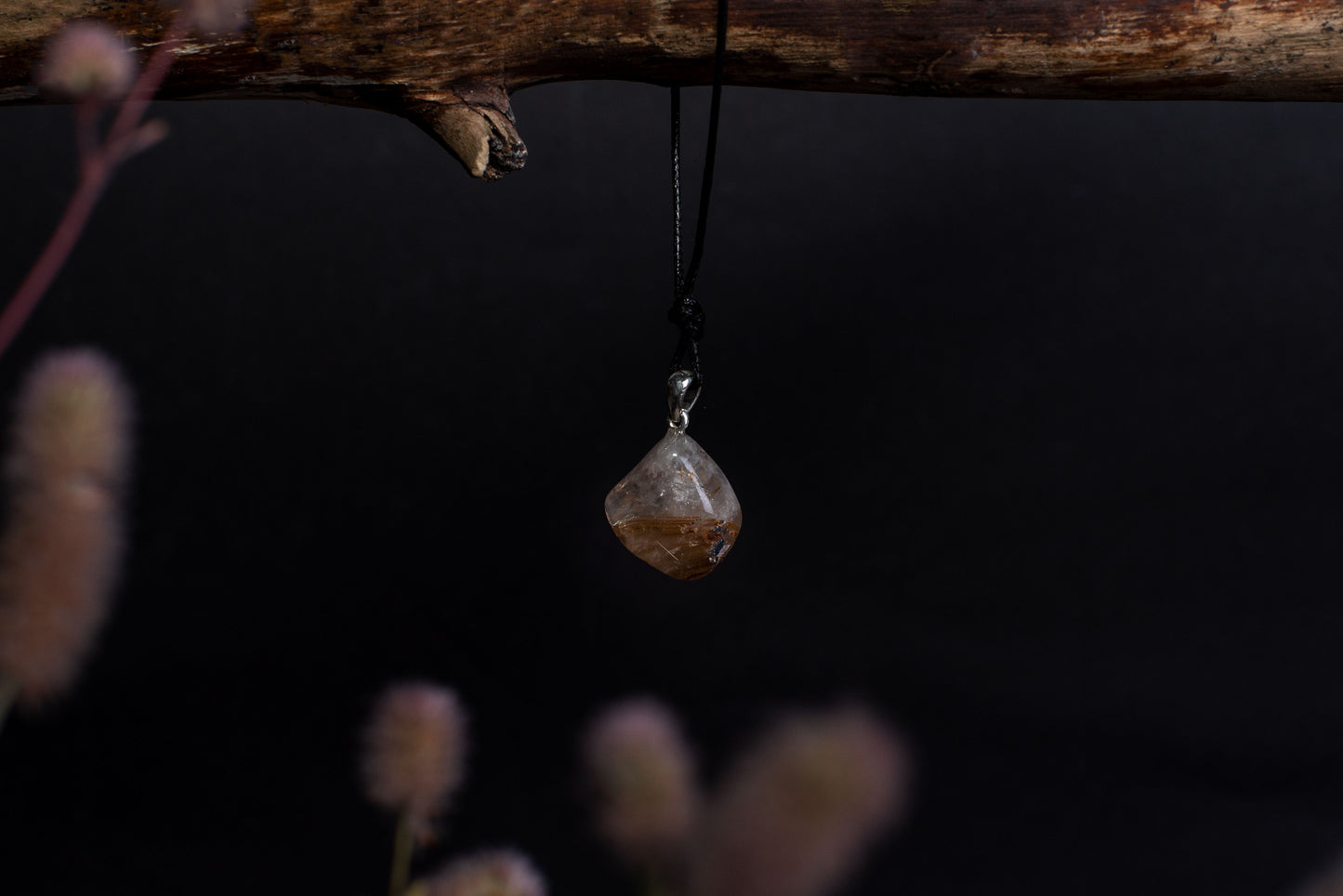 Rutile quartz – 925 silver - www.Crystals.eu