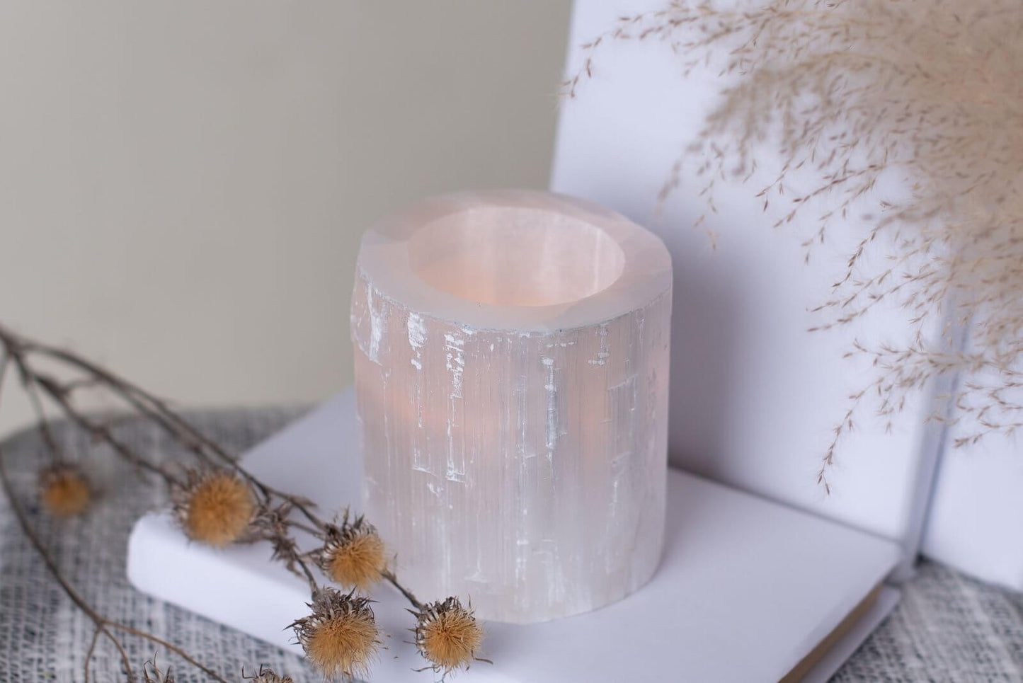 Selenite – candlelight 3