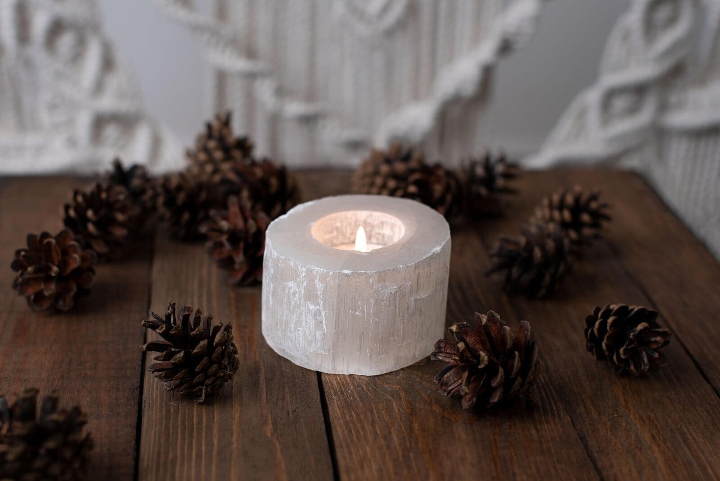 Selenite – candlelight 8