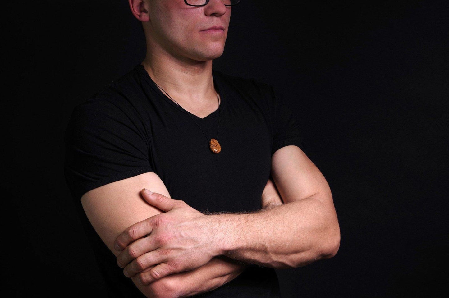 Snakeskin jasper pendant – Drop