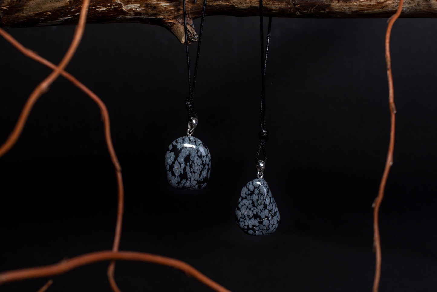 Snowflake obsidian – 925 silver - www.Crystals.eu