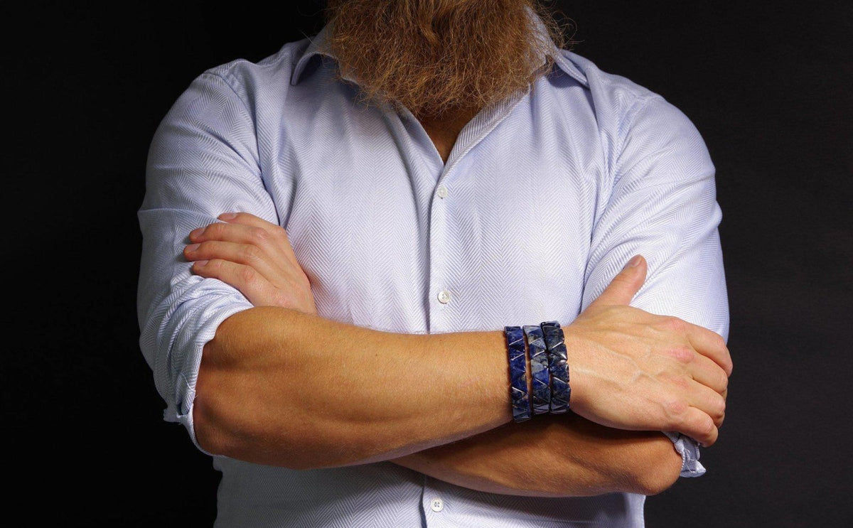 Sodalite bracelet – Triangle