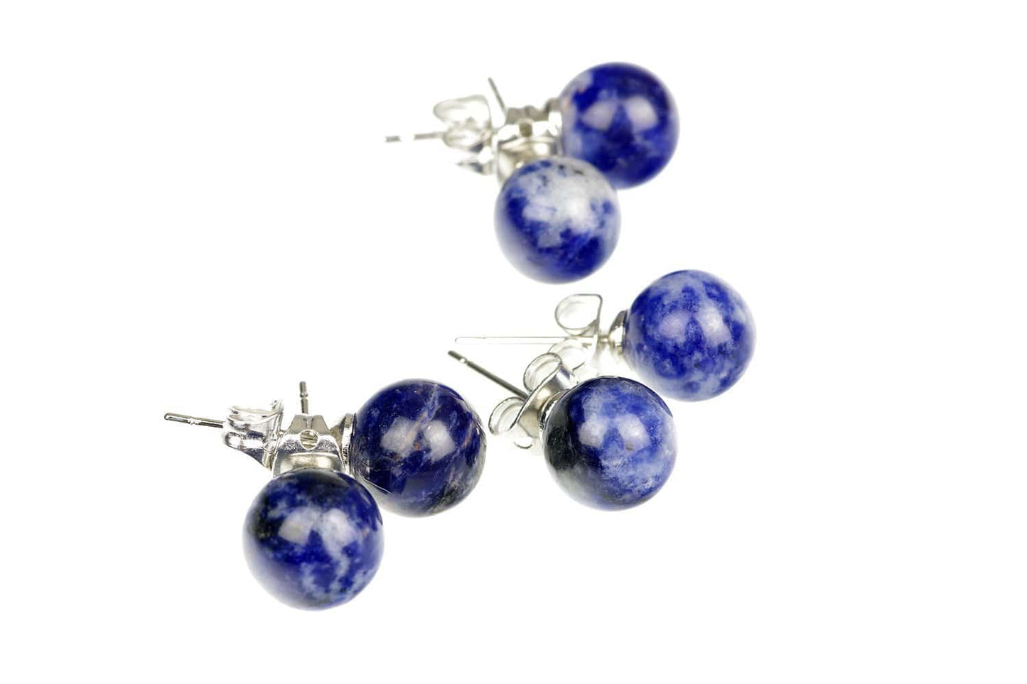 Sodalite earrings – 8mm