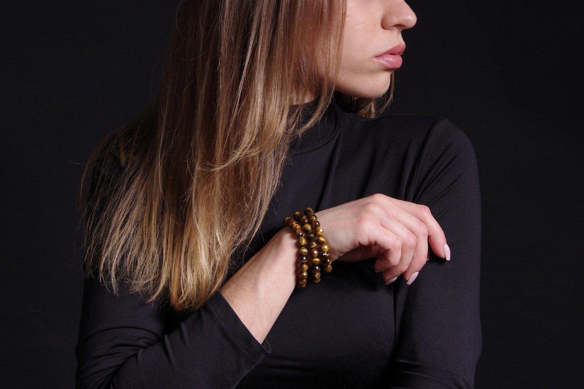 Tiger eye bracelet – Faceted