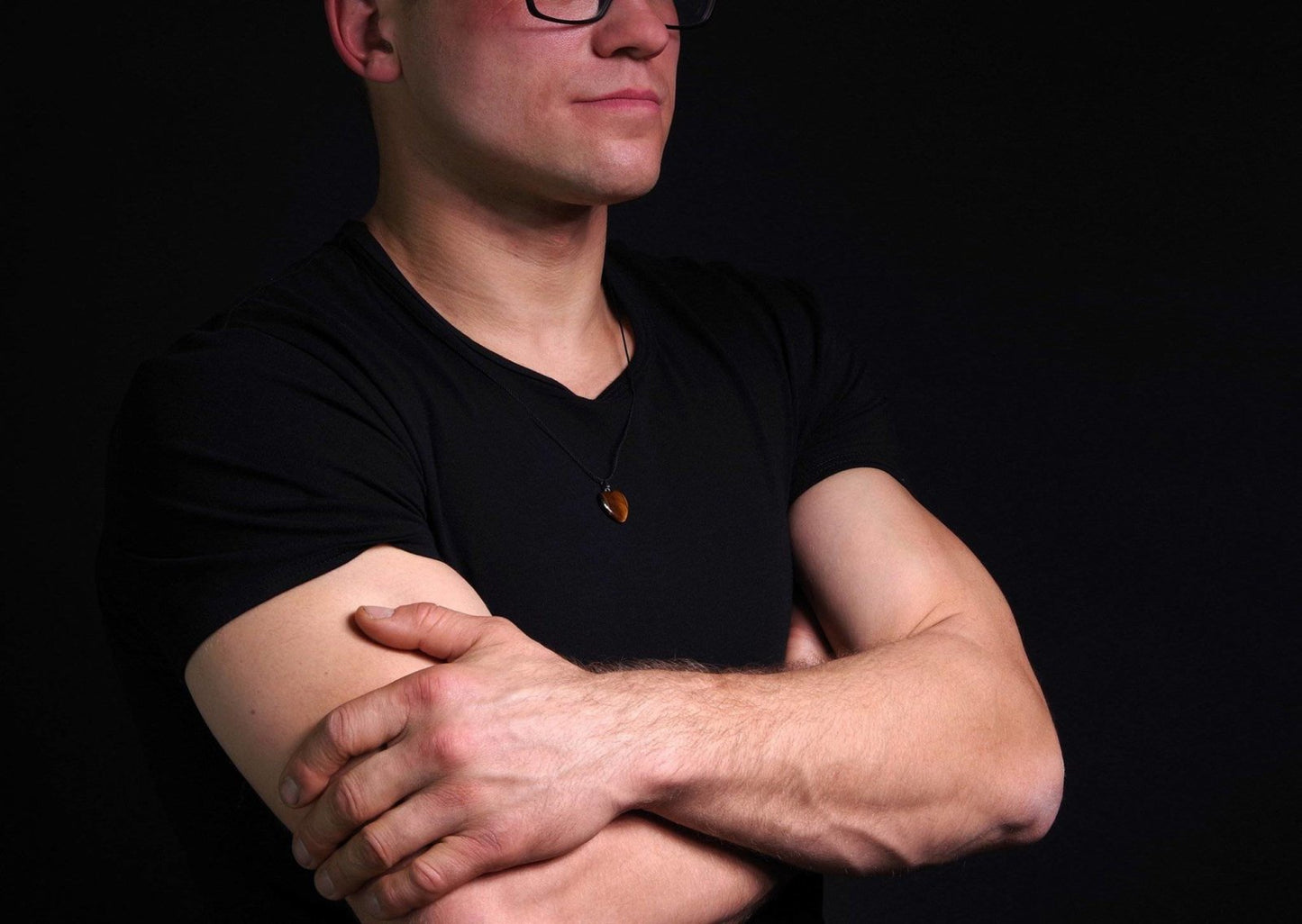 Tiger eye pendant – Heart