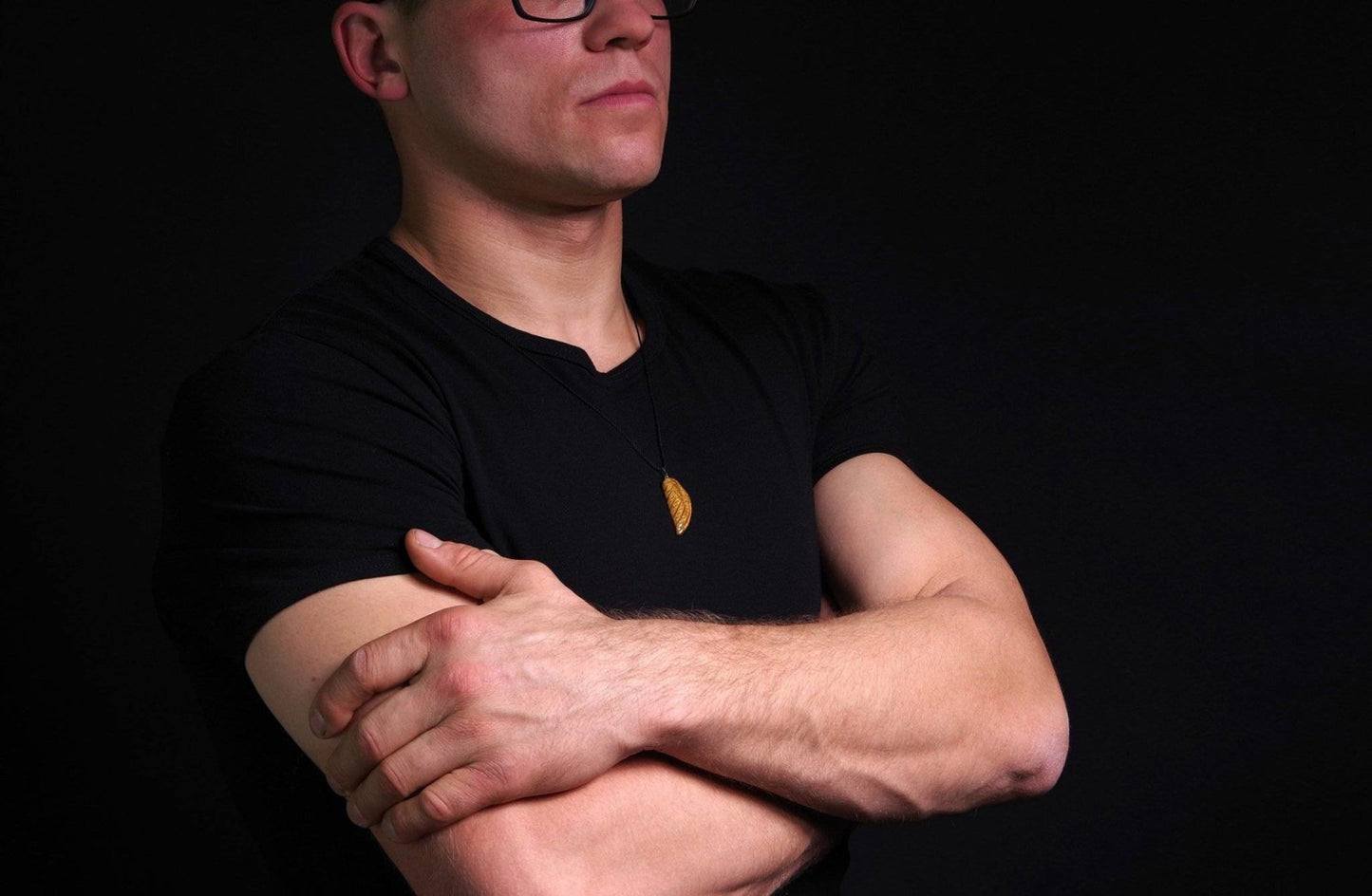 Tiger eye pendant – Wing