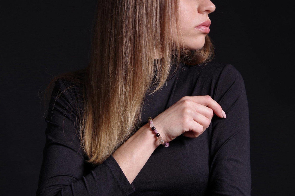 Tourmaline multi-color bracelet – 8mm
