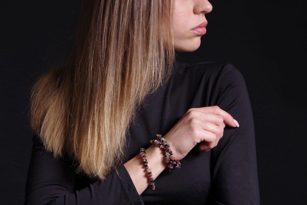 Tourmaline multi-color bracelet – Chips