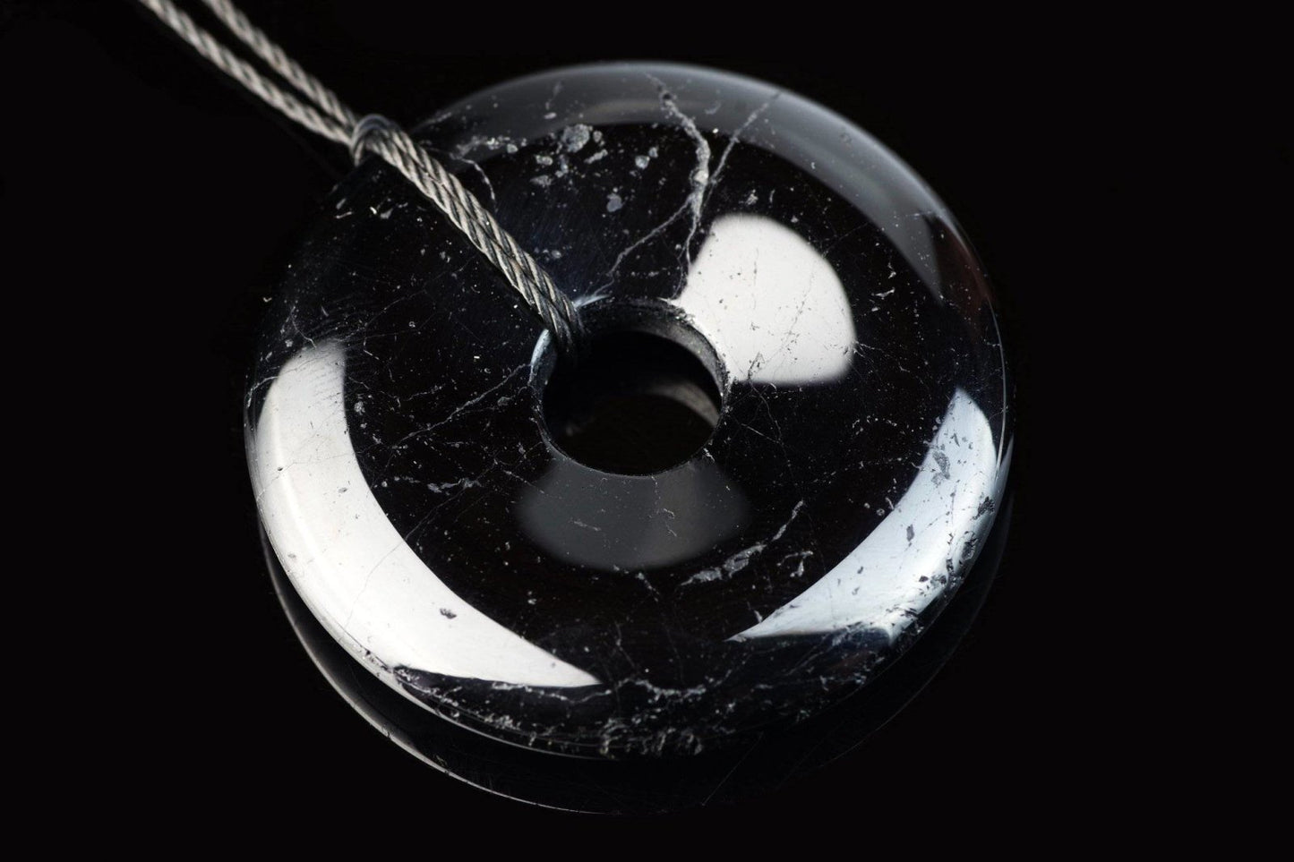 Tourmaline schorl – Donut 40mm