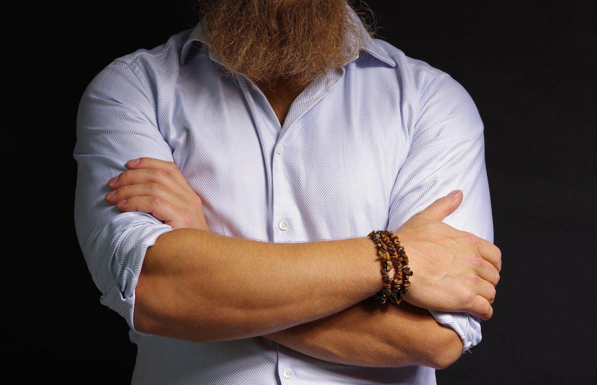 Tiger eye bracelet – Chips - www.Crystals.eu