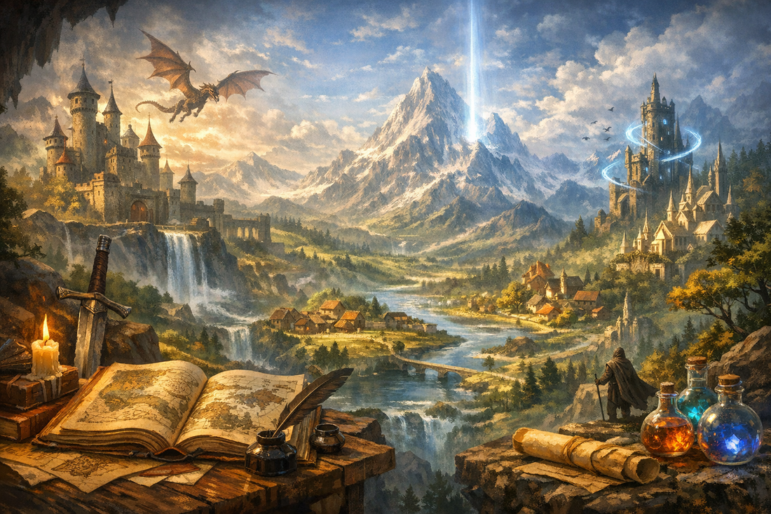 Fantasy Worlds and World-Building in Literature