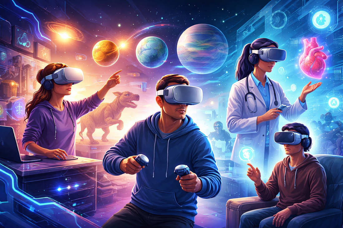 Virtual Reality: Technology and Applications in Gaming, Education, and Therapy