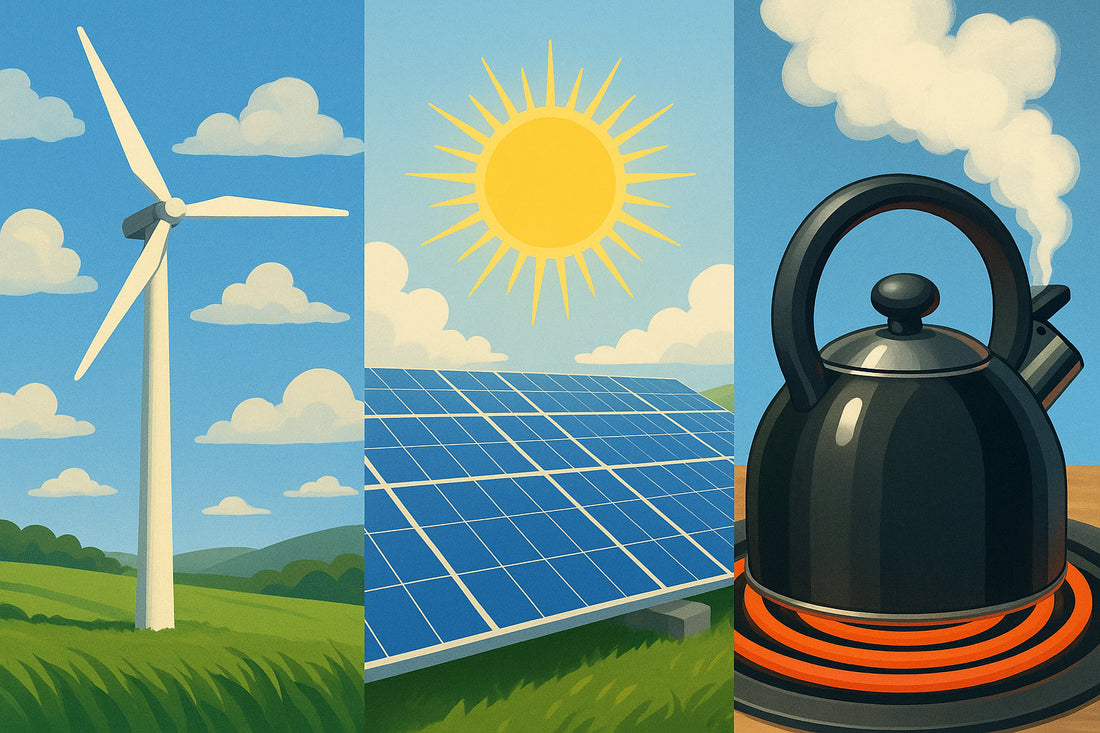 Wind, Solar, and the Mighty Boiling Kettle