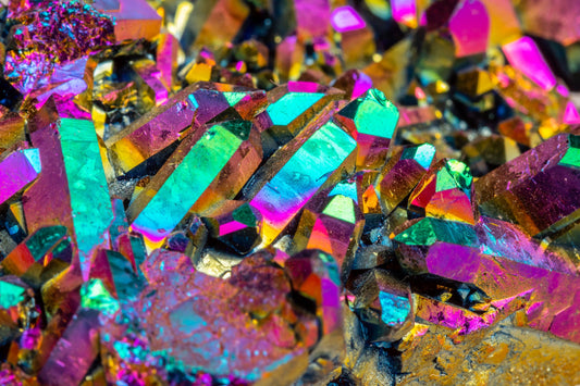 Rainbow Hematite: The Bridge of Auroras — A Legend of the Arcstone