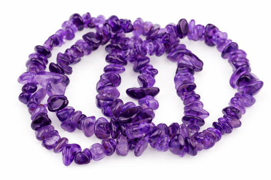 Pulseira de ametista - fichas