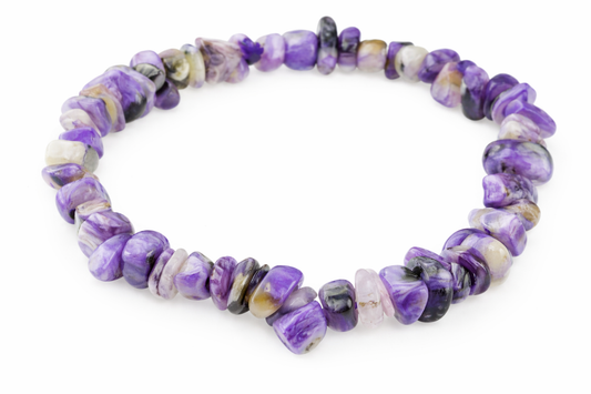 Pulseira de Charoite - batatas fritas