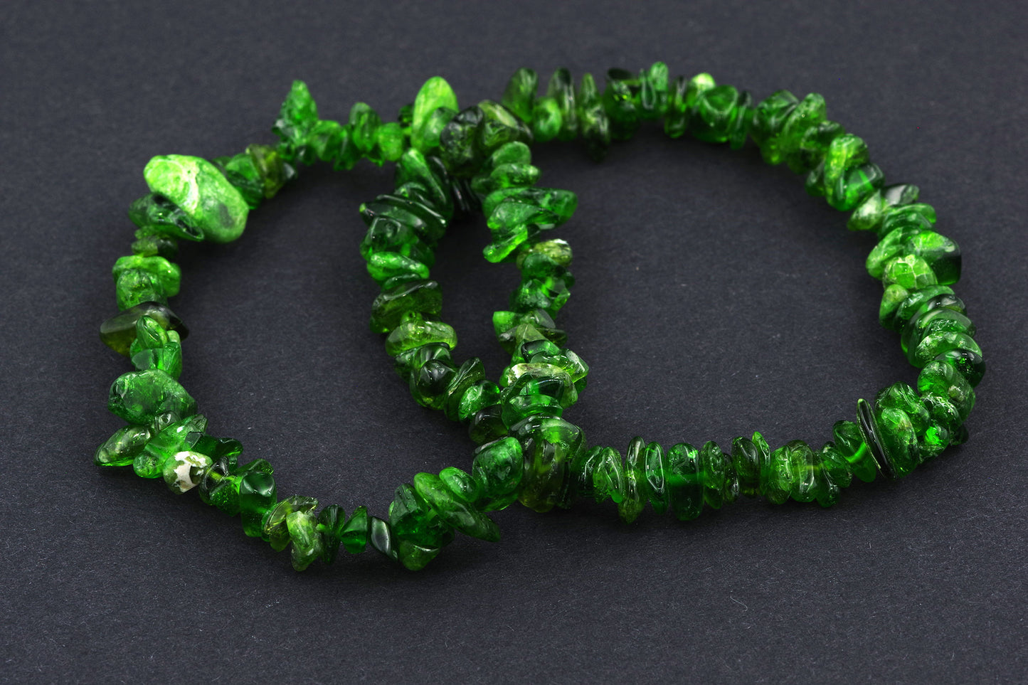 Diopside armband – Chips