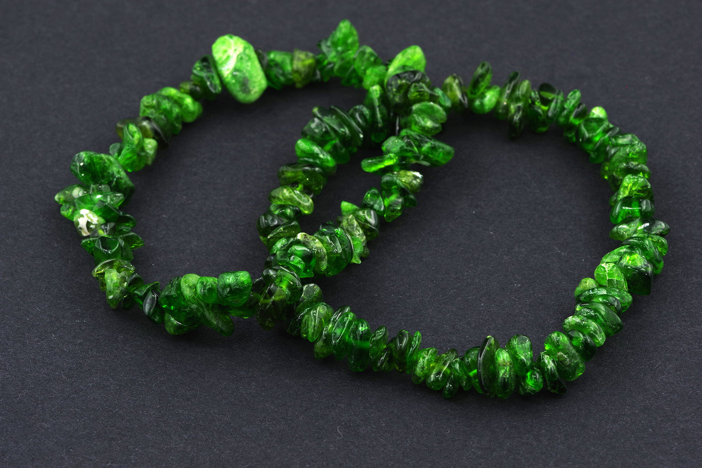 Diopside armband – Chips