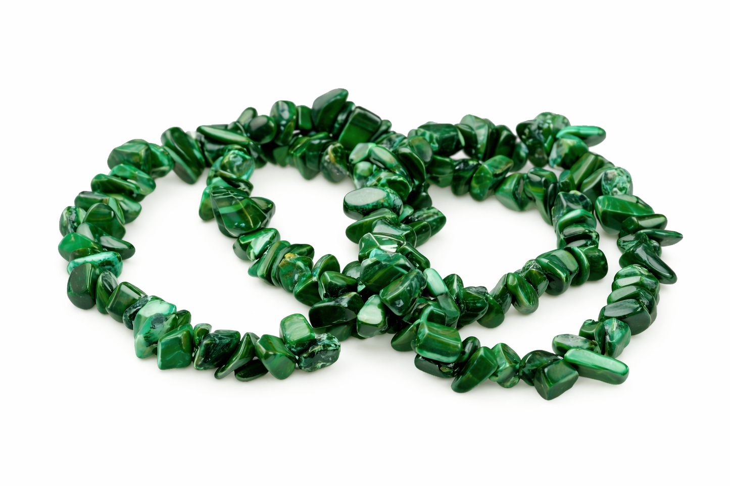 Malachite bracelet – Chips