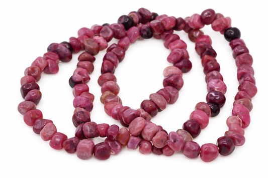 Браслет -родонит - чипсы