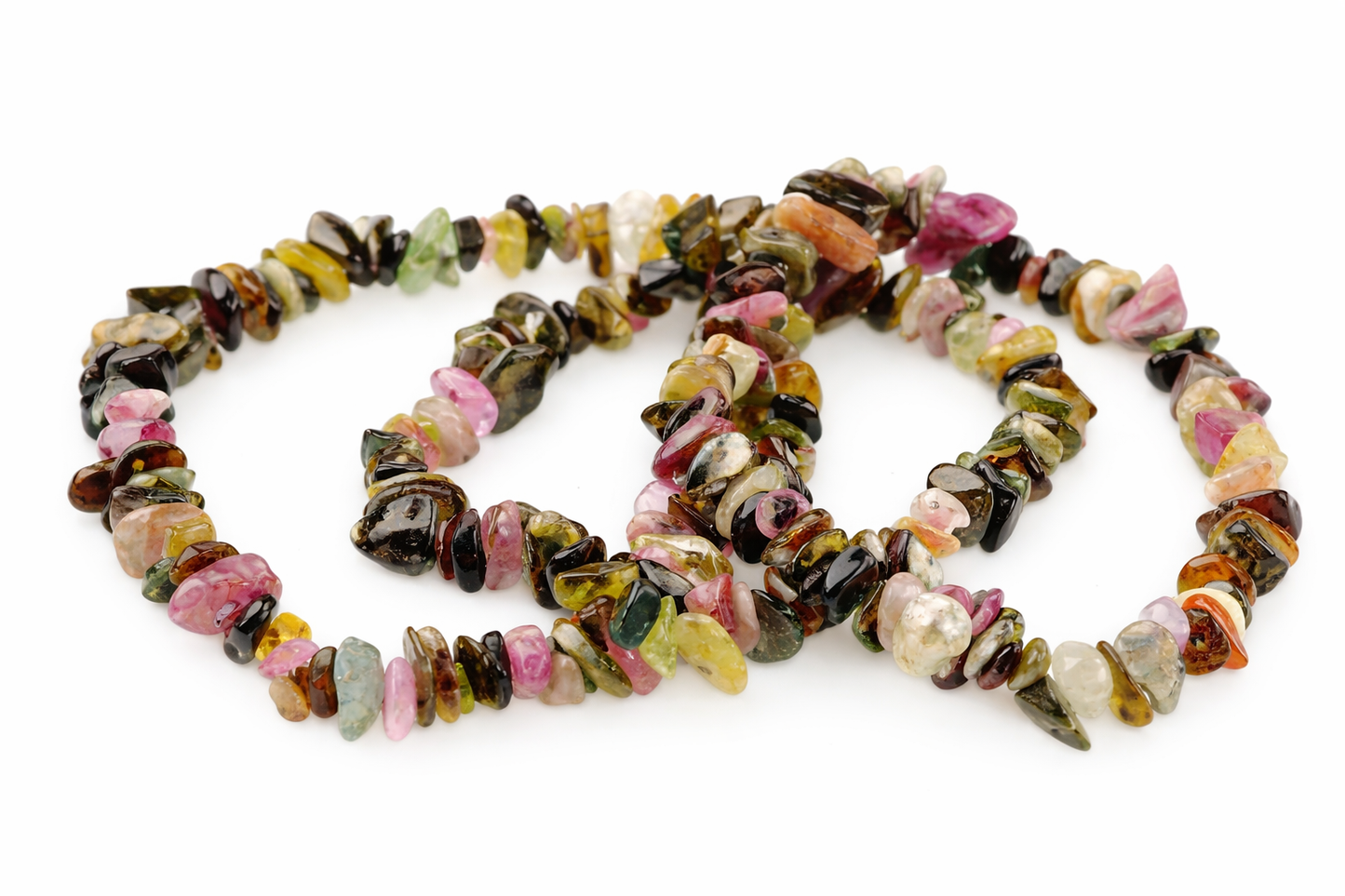 Tourmaline multi-colour armband-chips