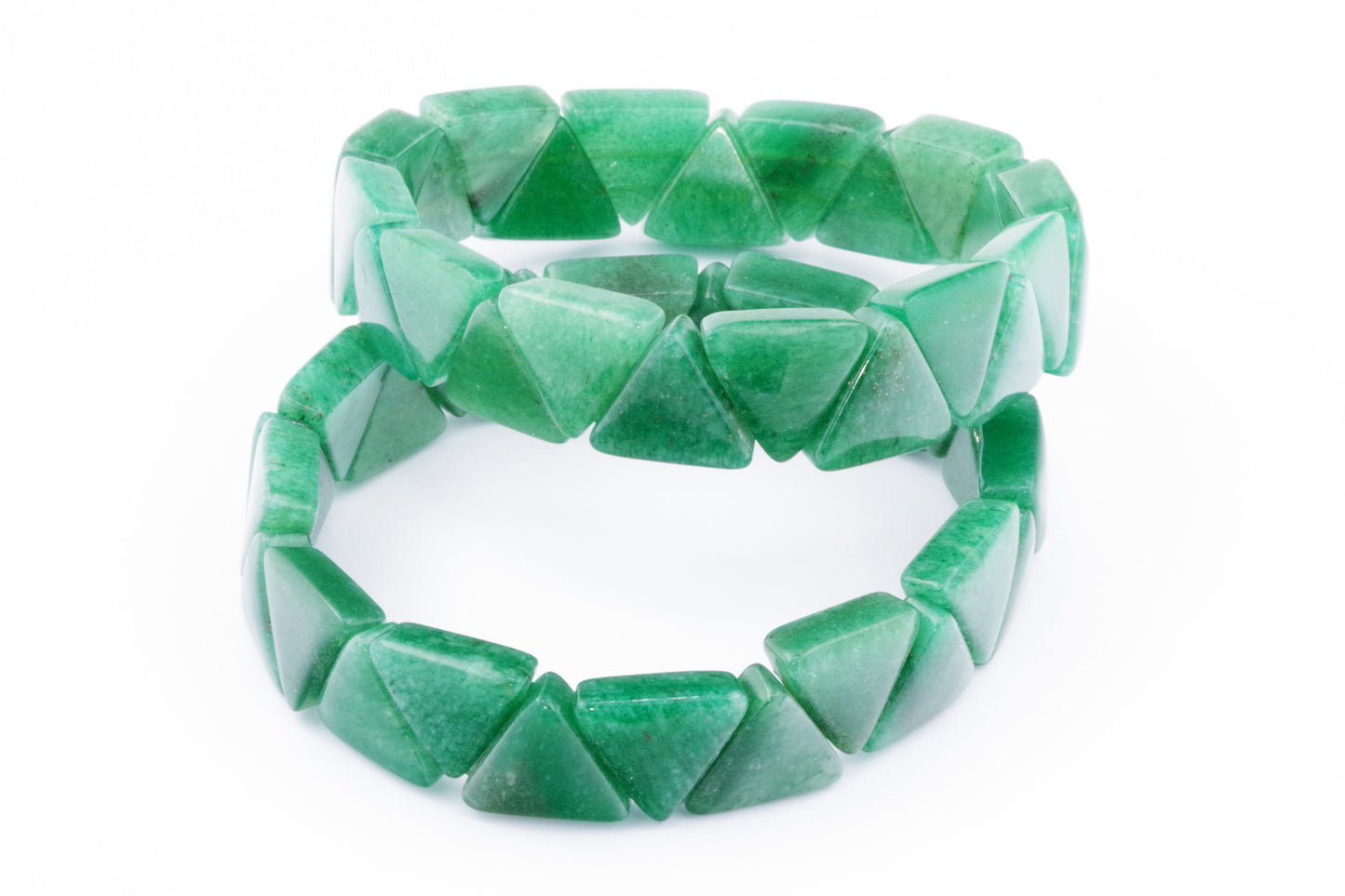 Aventurine bracelet – Triangle