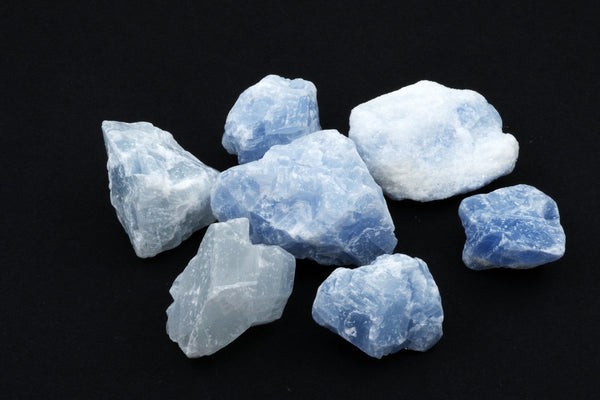 Blue calcite – Raw