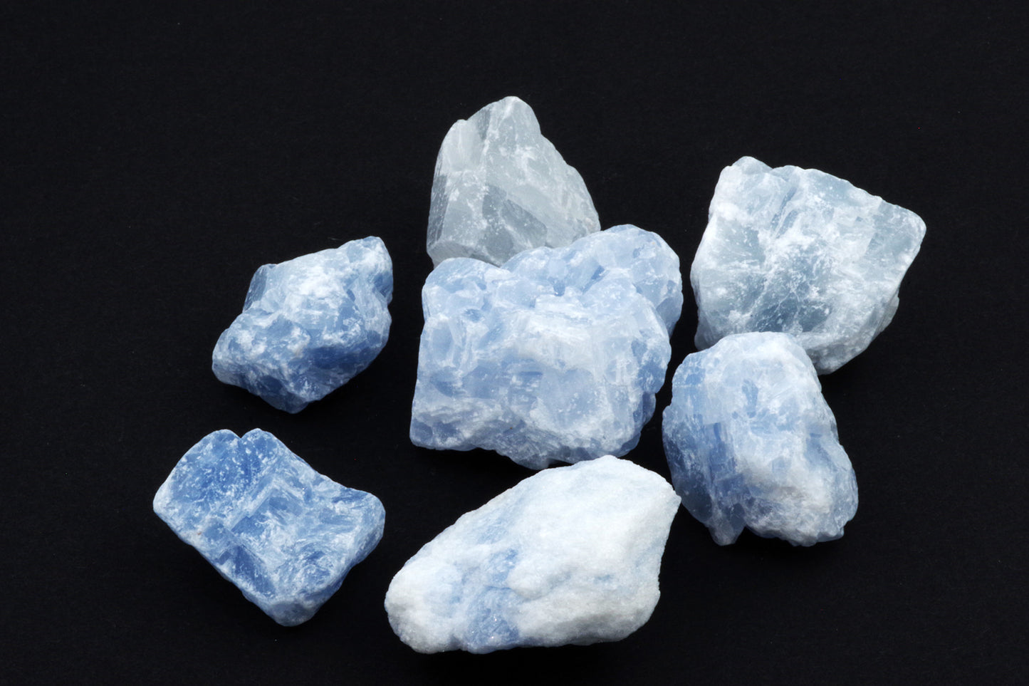 Modrý kalcit – surový