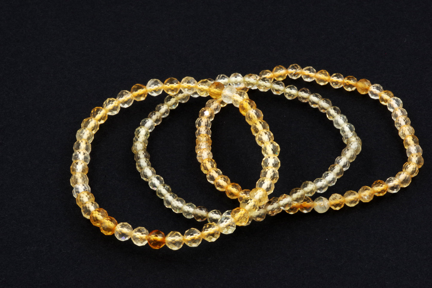黄水晶手链 – 3-4mm