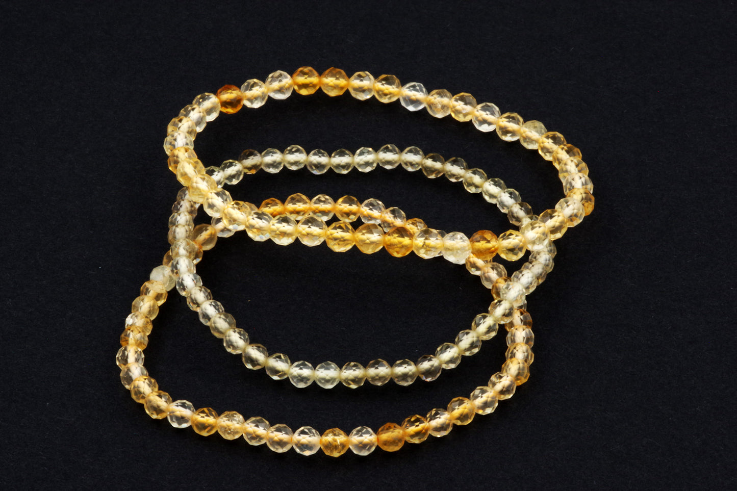 黄水晶手链 – 3-4mm