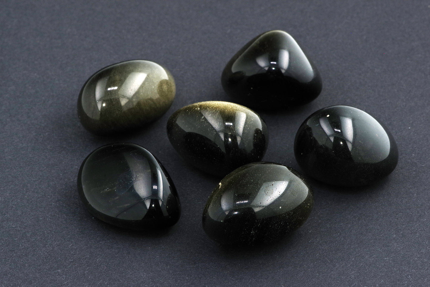 Gold obsidian