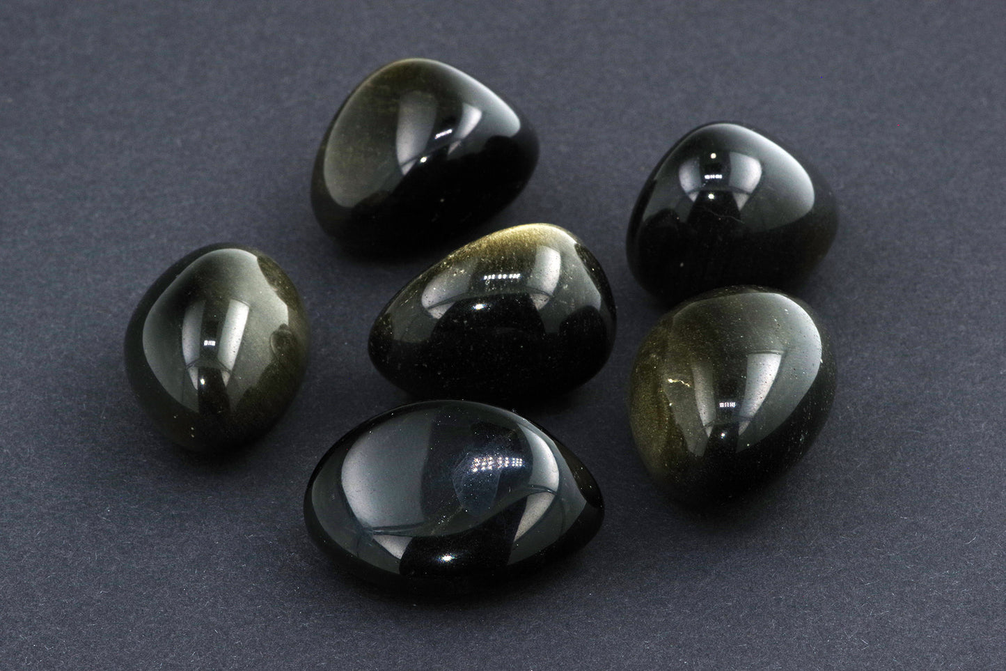 Gold obsidian