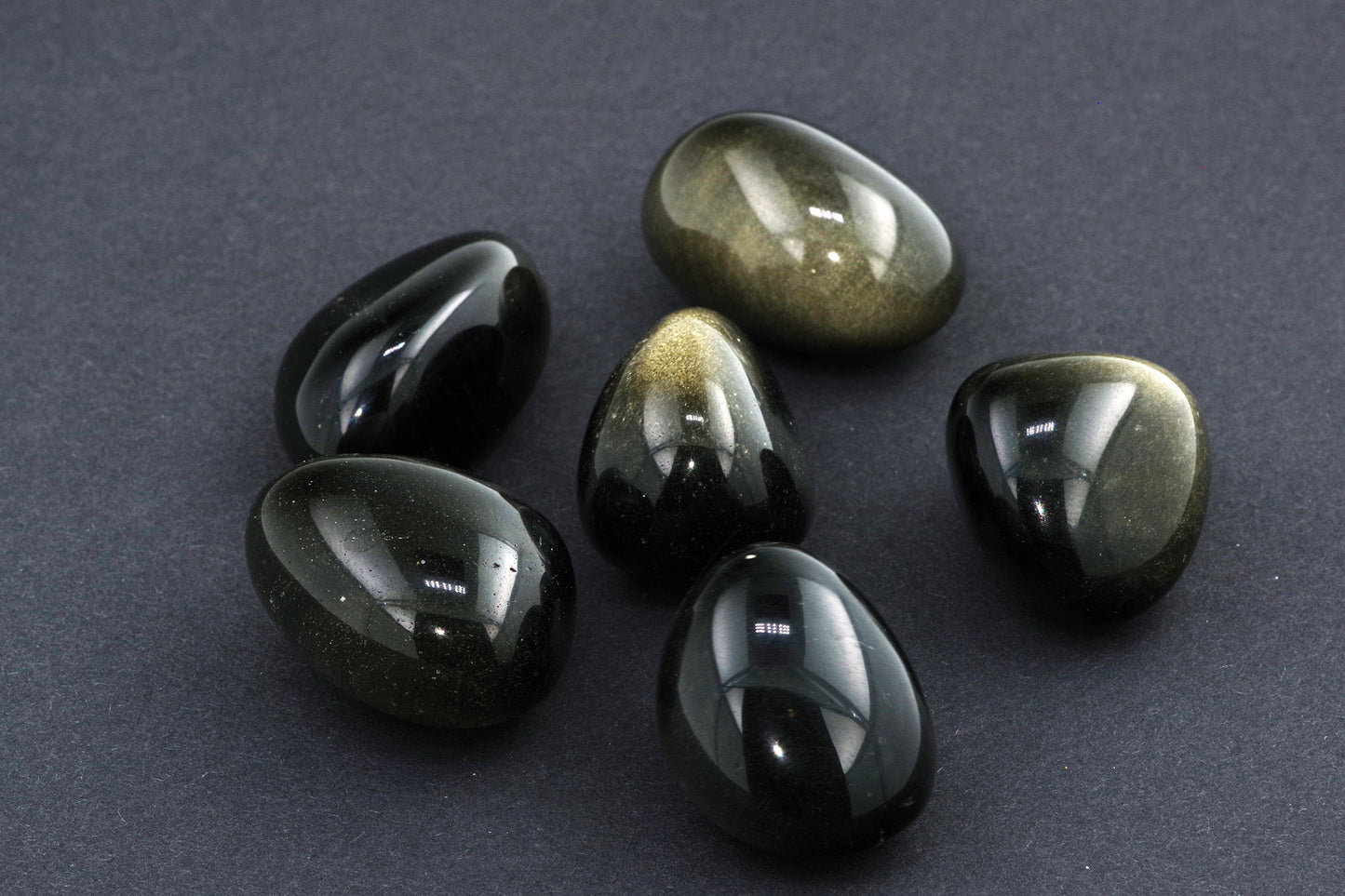 Gold obsidian