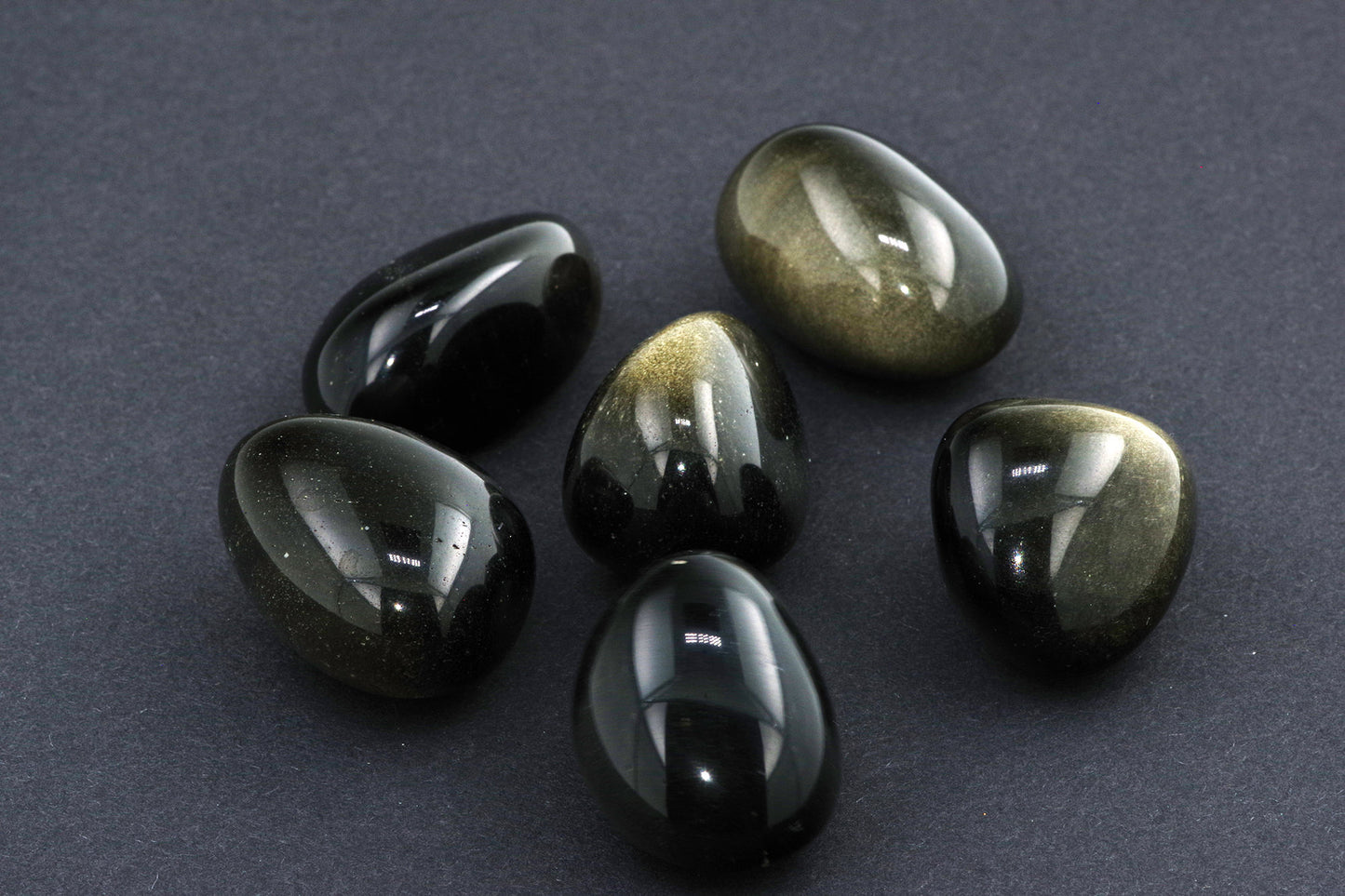 Gold obsidian