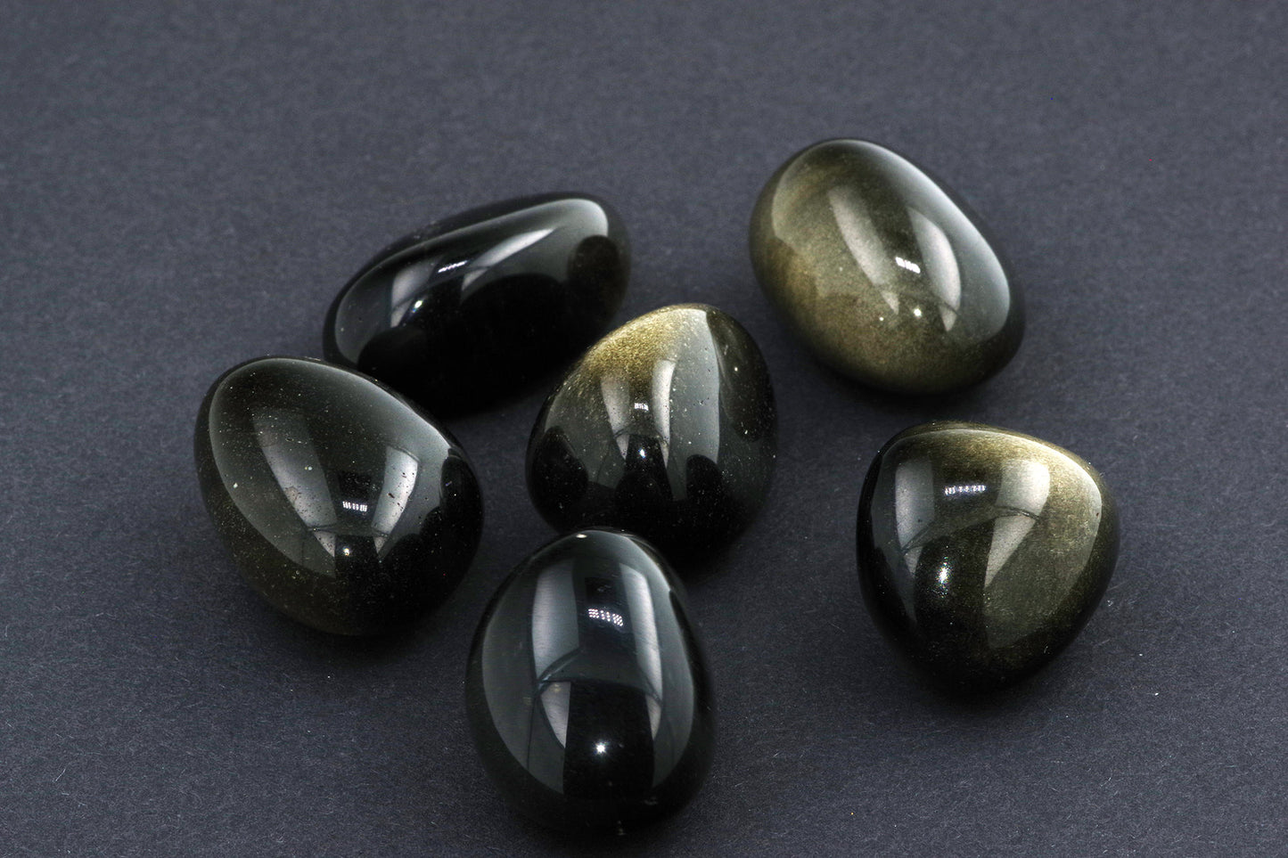 Gold obsidian