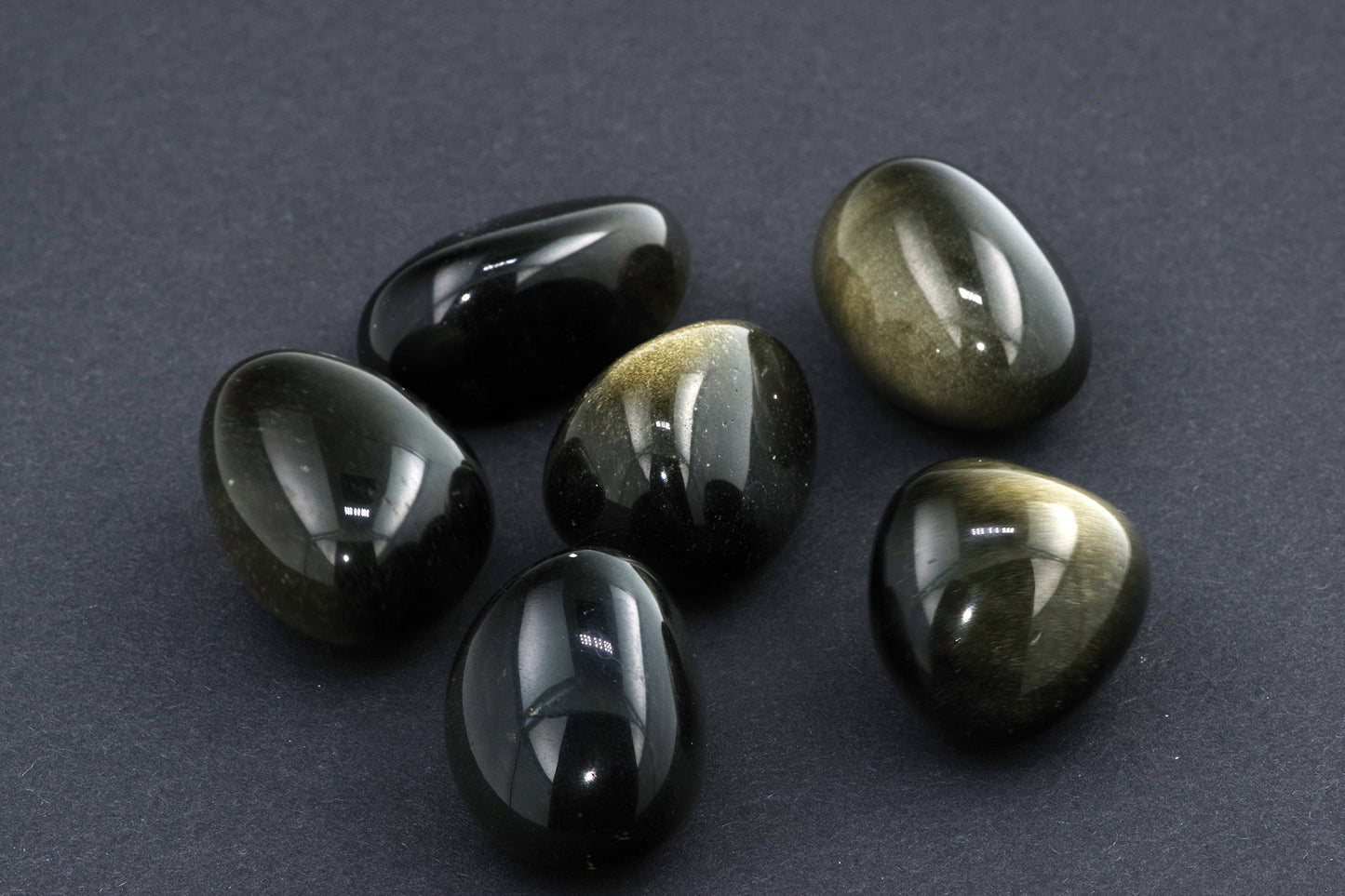 Gold obsidian