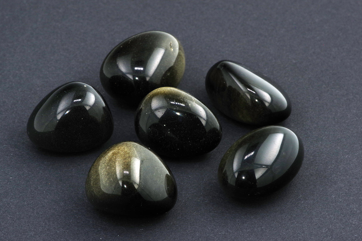 Gold obsidian