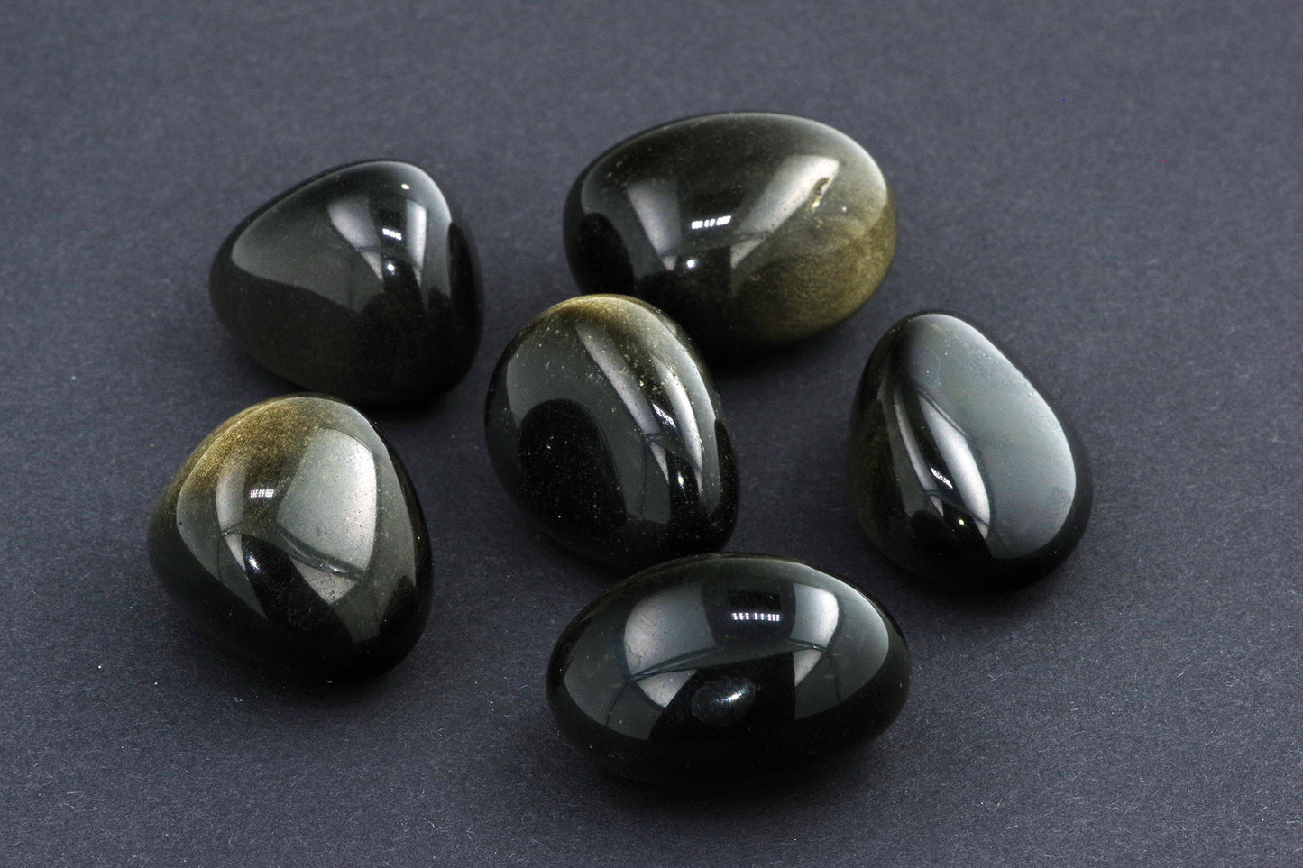 Gold obsidian