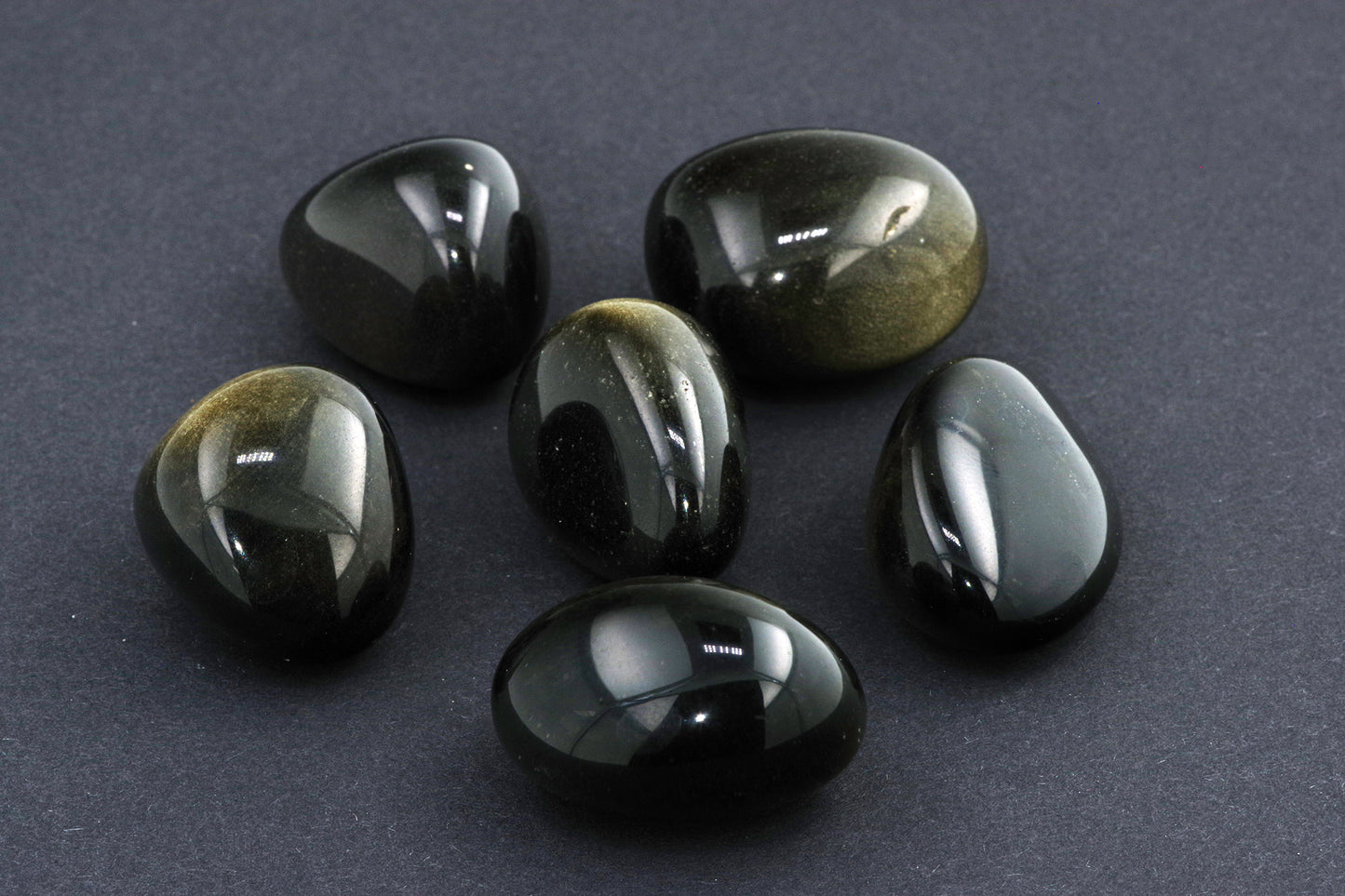 Gold obsidian