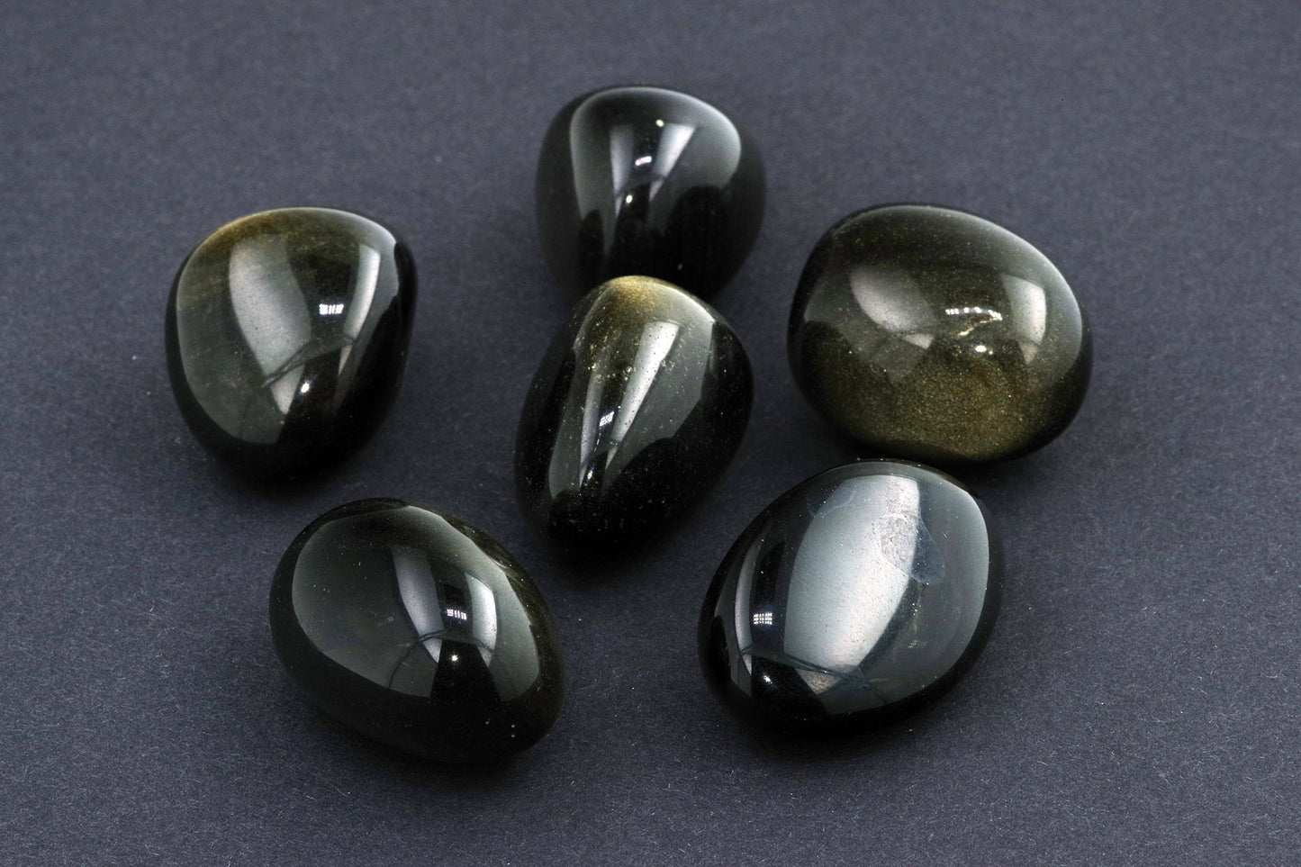 Gold obsidian