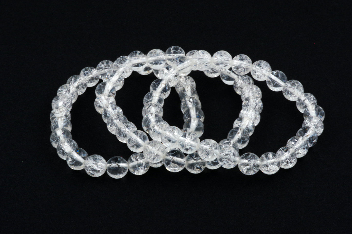 Bracelet quartz glacé – 8mm