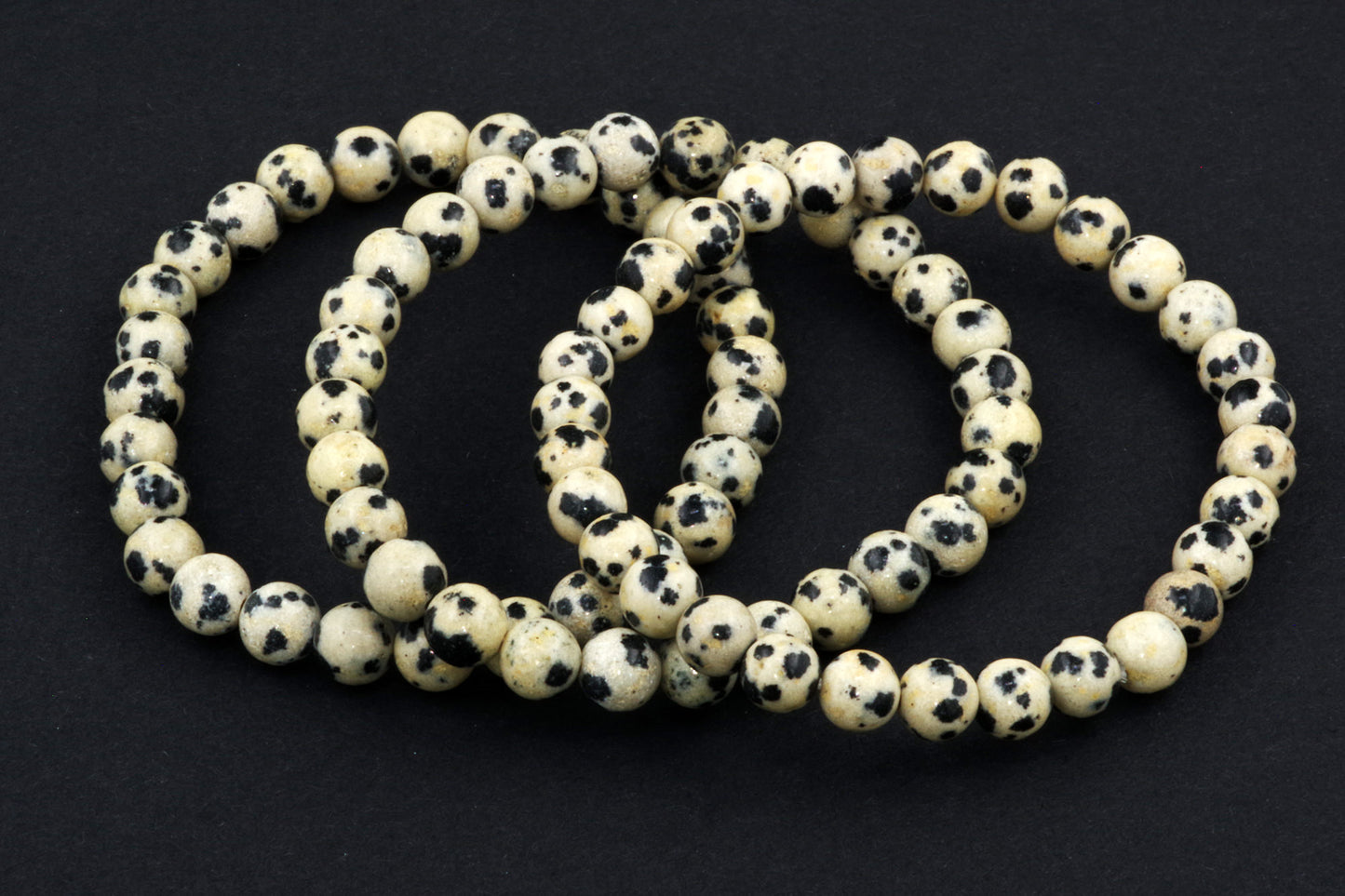 Dalmatian jasper bracelet – 6mm