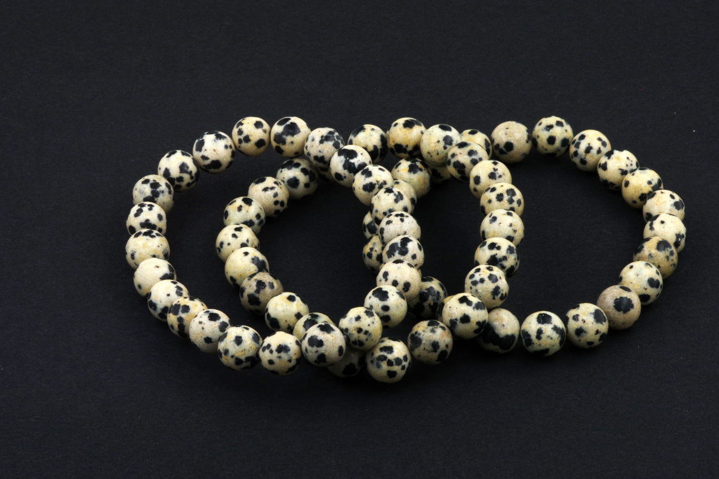 Dalmatian jasper bracelet – 8mm