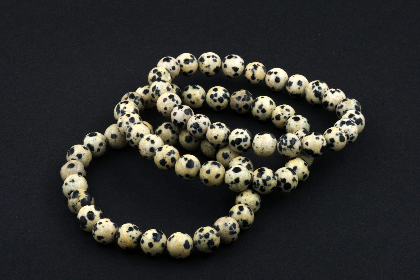 Dalmatiner-Jaspis-Armband – 8 mm