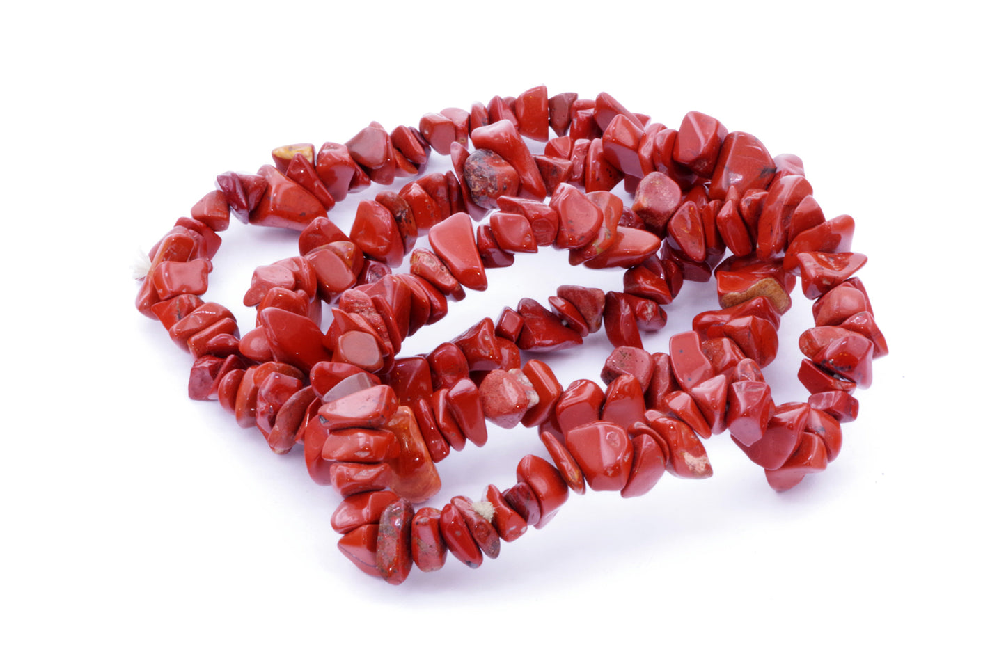 Náramek z červeného jaspisu – Chips