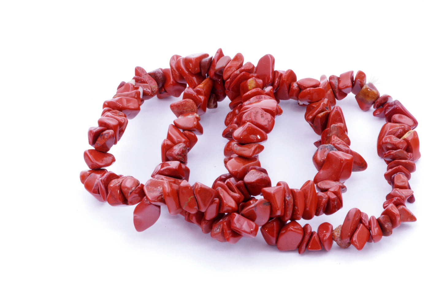 Náramek z červeného jaspisu – Chips