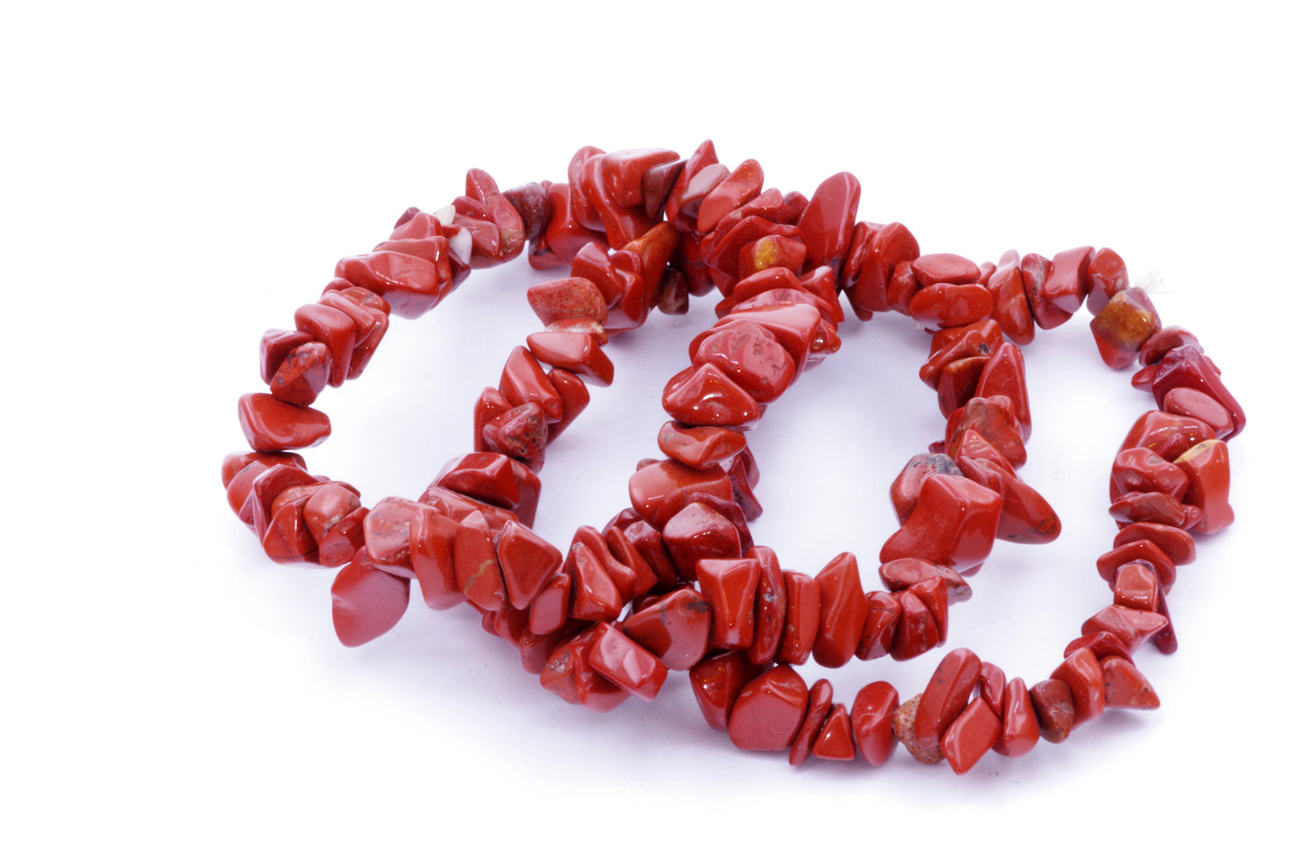 Rode jaspis armband – Chips