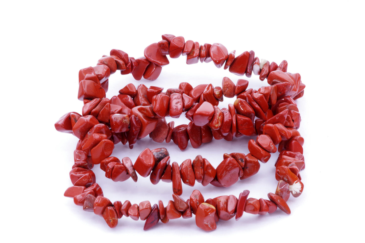 Pulseira em jaspe vermelho – Chips