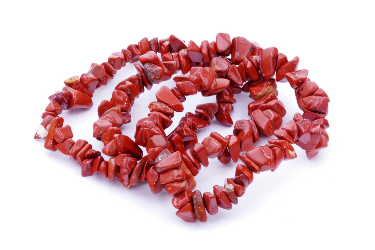 Bracciale in diaspro rosso – Chips